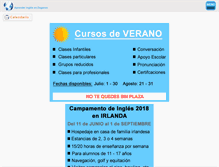 Tablet Screenshot of inglesdaganzo.com